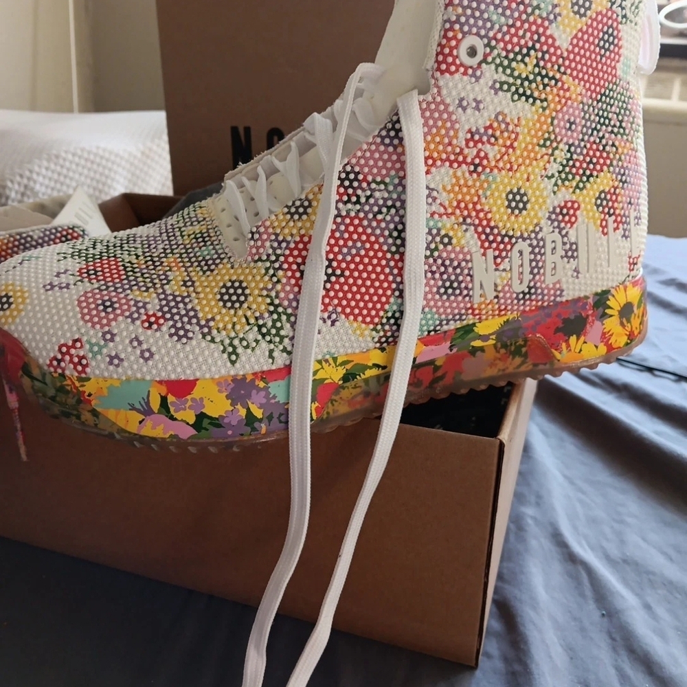 Nobull Colorful Floral High-Top Sneakers